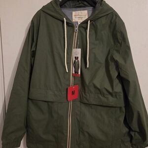 Hooded Windbreaker/M/Clover with oversized Pockets by WEATHERPROOF